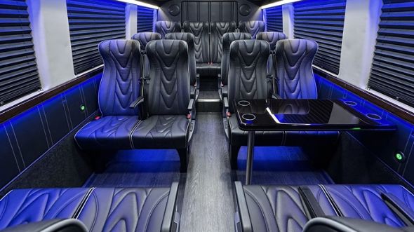 20 passenger sprinter van interior burbank