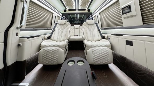 8 passenger sprinter van interior burbank