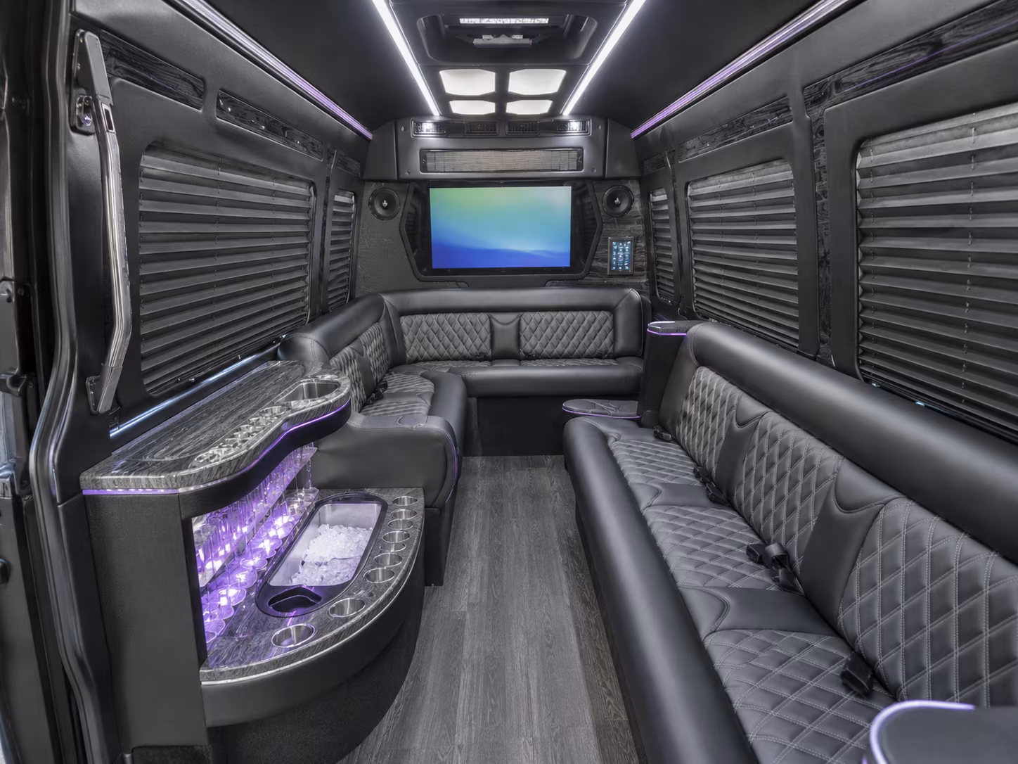 burbank sprinter limousine inside