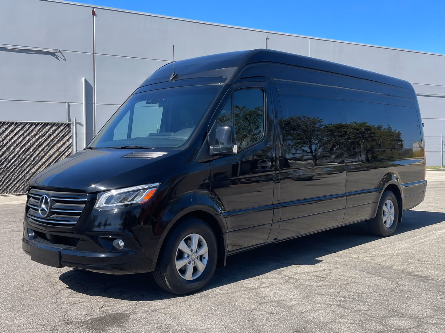 prom night dinner stop and multi venue sprinter van transportation in burbank