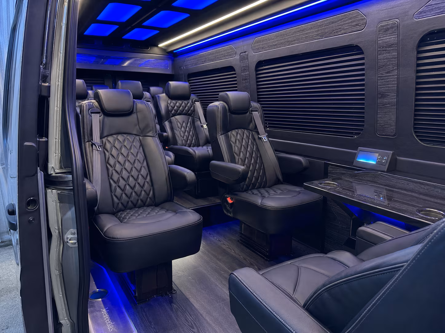 sprinter van transportation for groups and events across burbank